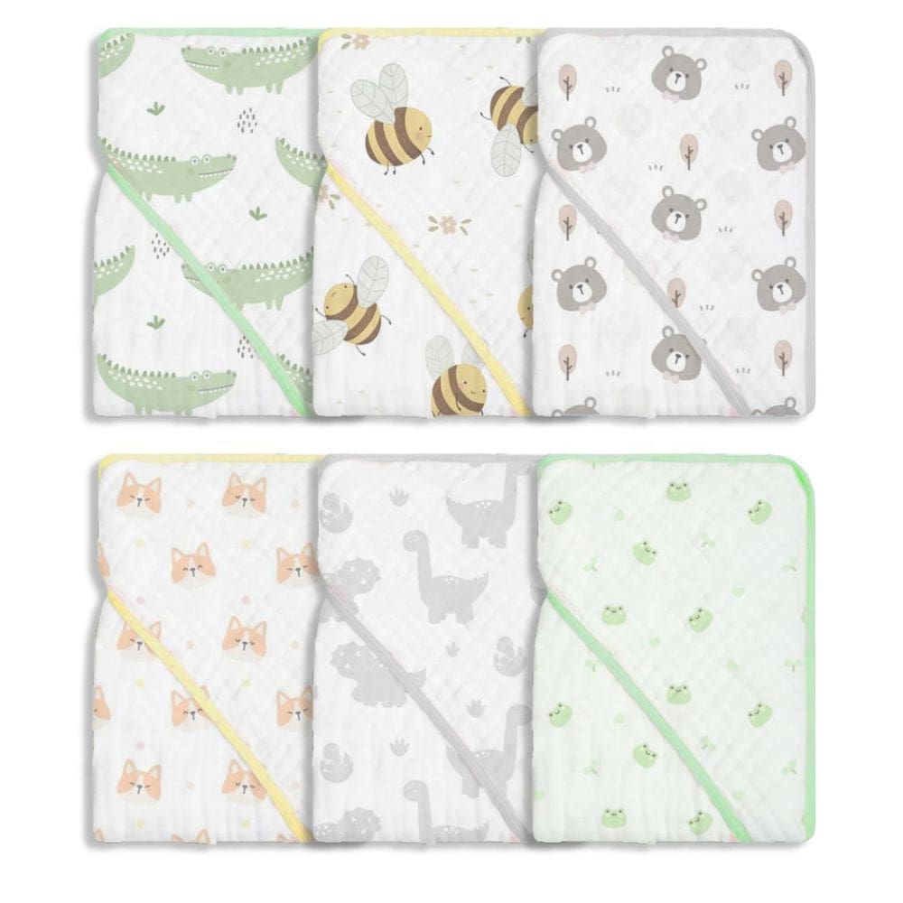 MP - Toalha Fralda Com 2 Camadas E Capuz 85X8