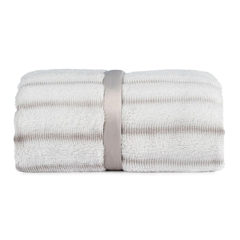 Cobertor Queen Ocean 220Cm X 240Cm Cinza Nuvem Altenburg