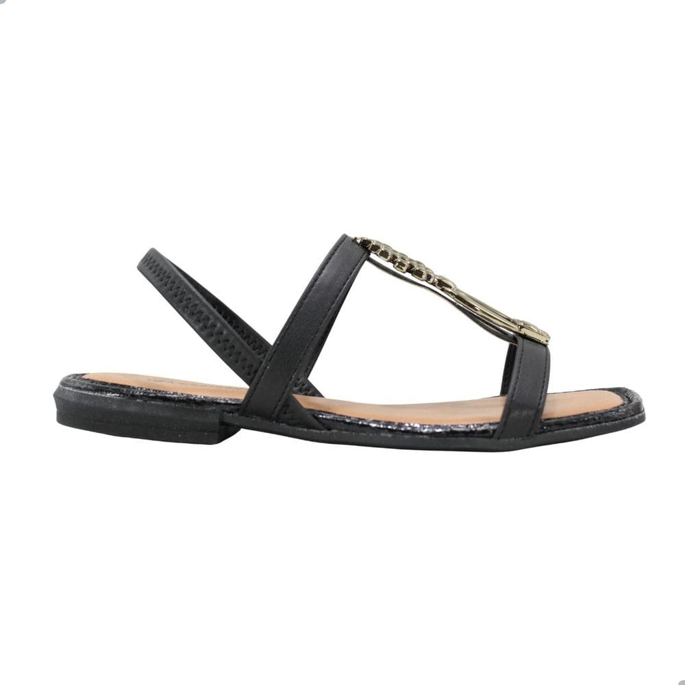 Sandália Rasteira Mississipi Preto