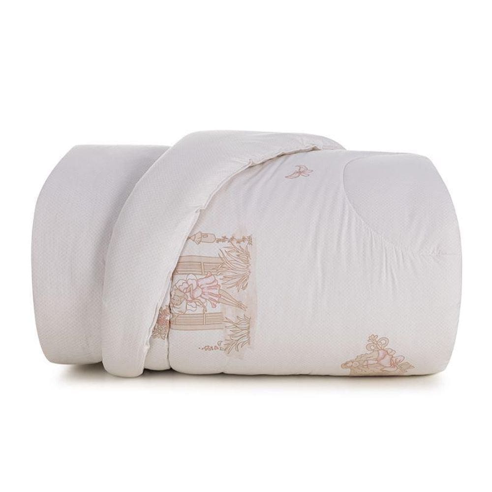 Edredom Solteiro Infantil Jardim 200 Fios Karsten