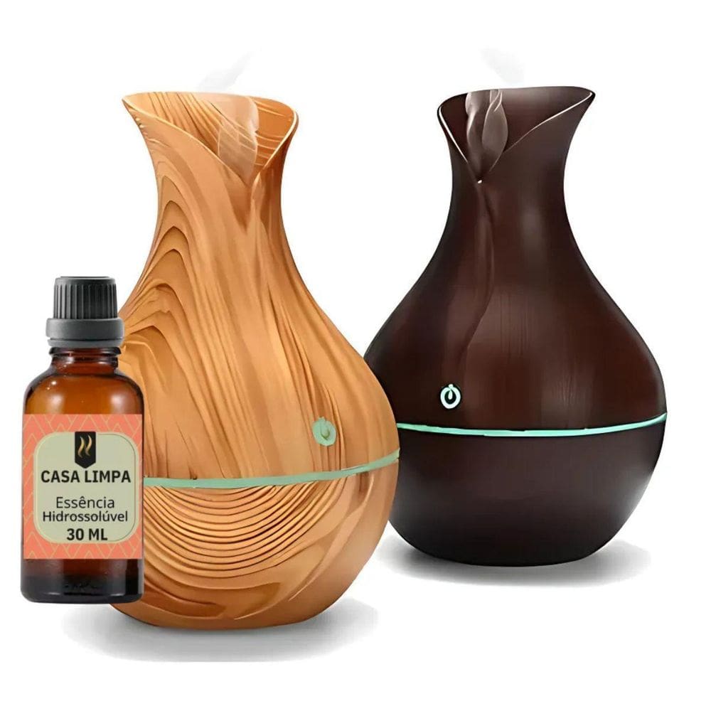 Kit Aromatizador Elétrico + Essência Escolha Cor E Essência