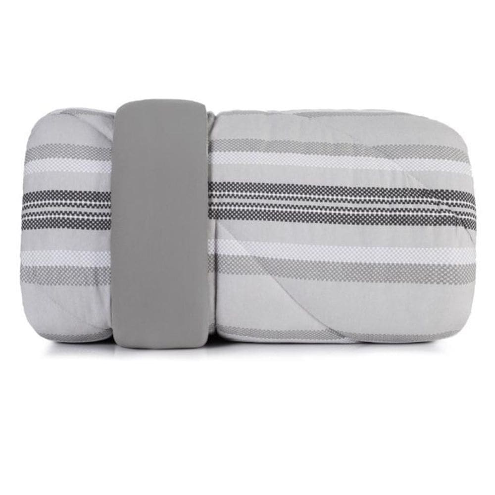 Edredom Casal Malha Fio Penteado Miragem Altenburg