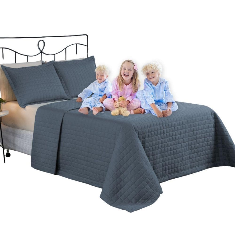 Jogo Cobre Leito Queen Copacabana 3 Pçs Premium 300 Fios