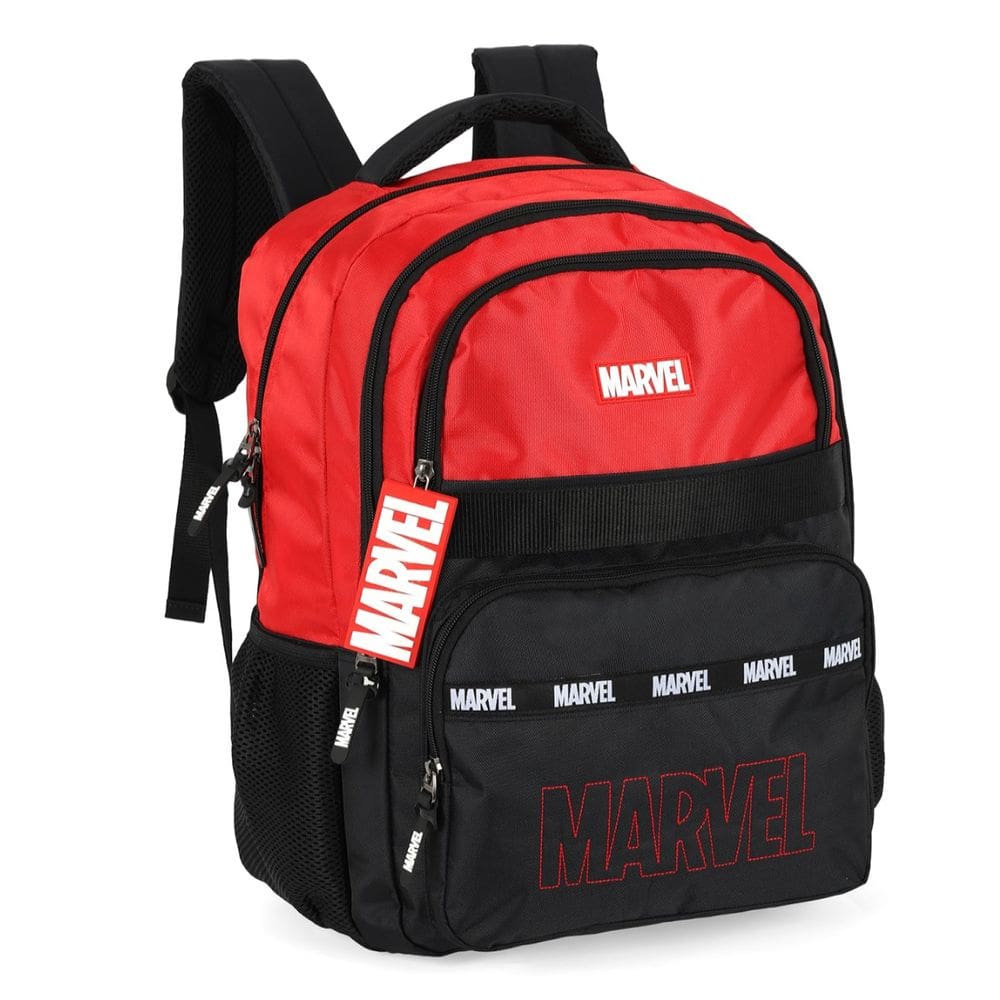 Mochila De Costa Juvenil Escolar Vermelho Passeio Marvel