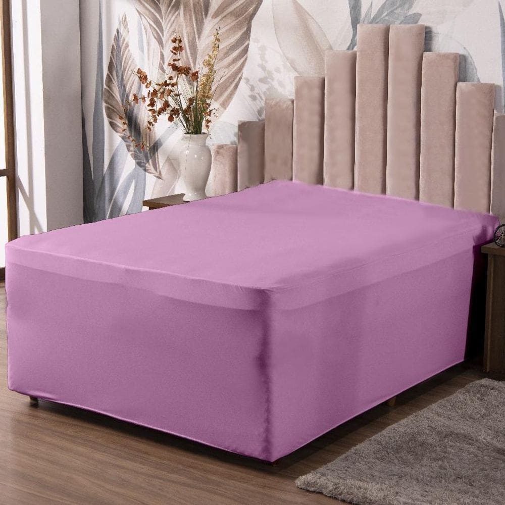 Lençol Luva Casal Cama Conjugada Veste Colchão Box Malha 1P