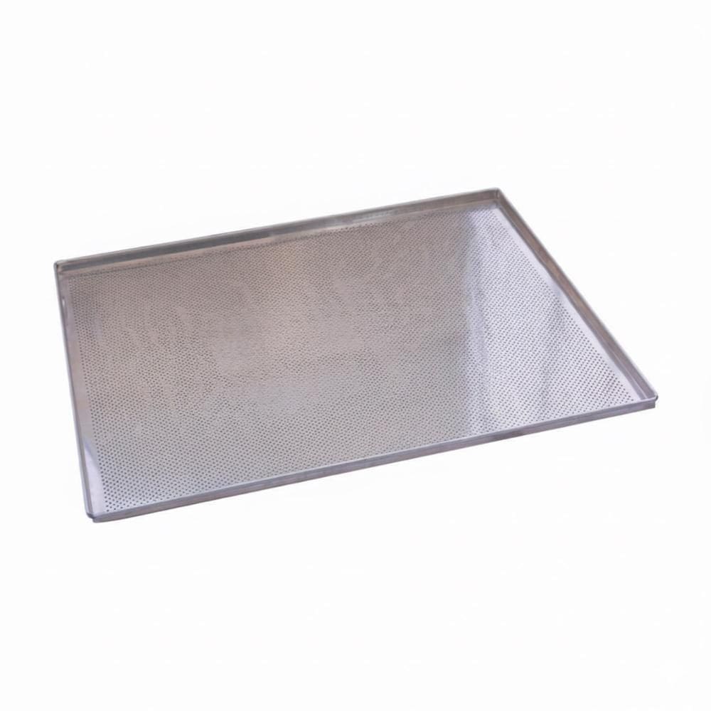 Kit com 20 Assadeiras de Alumínio Baronesa 40x60cm Plana Perfurada 0,8mm