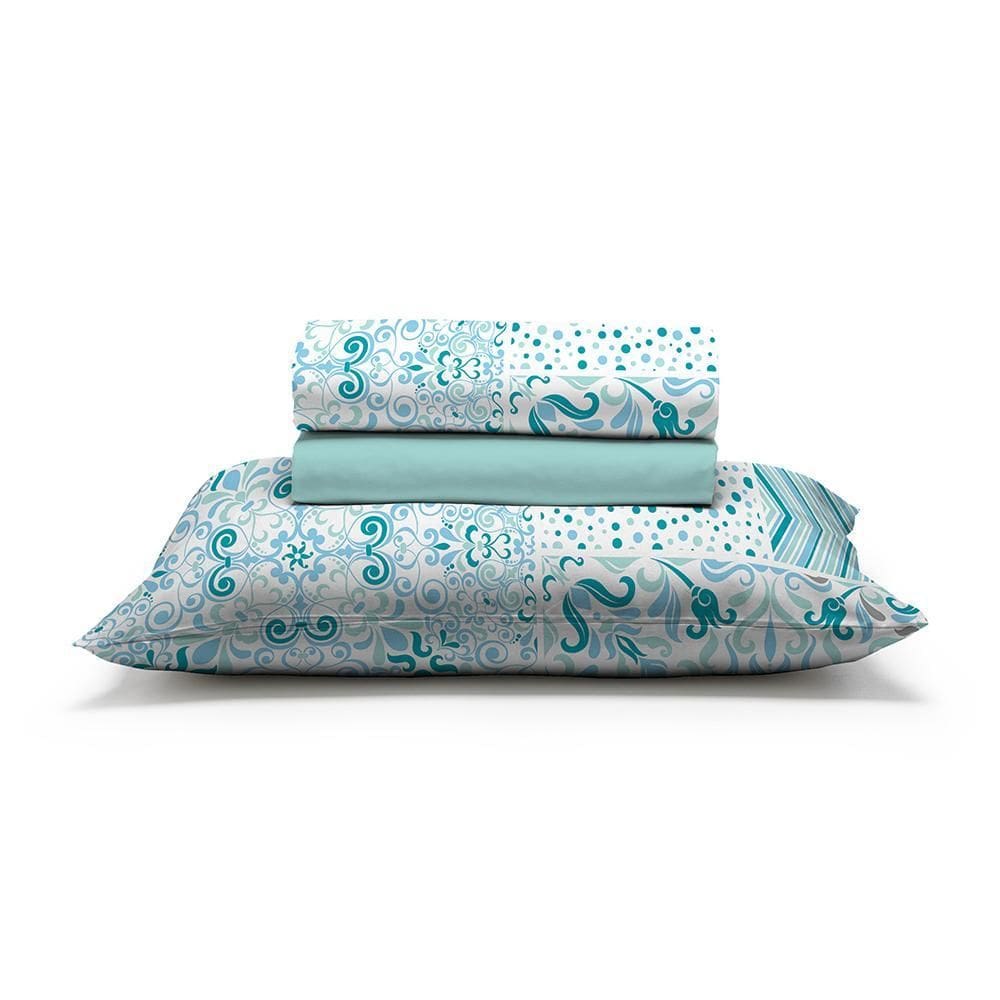 Jogo De Cama Solteiro 150 Fios Fiori - Joaquim  7541-5