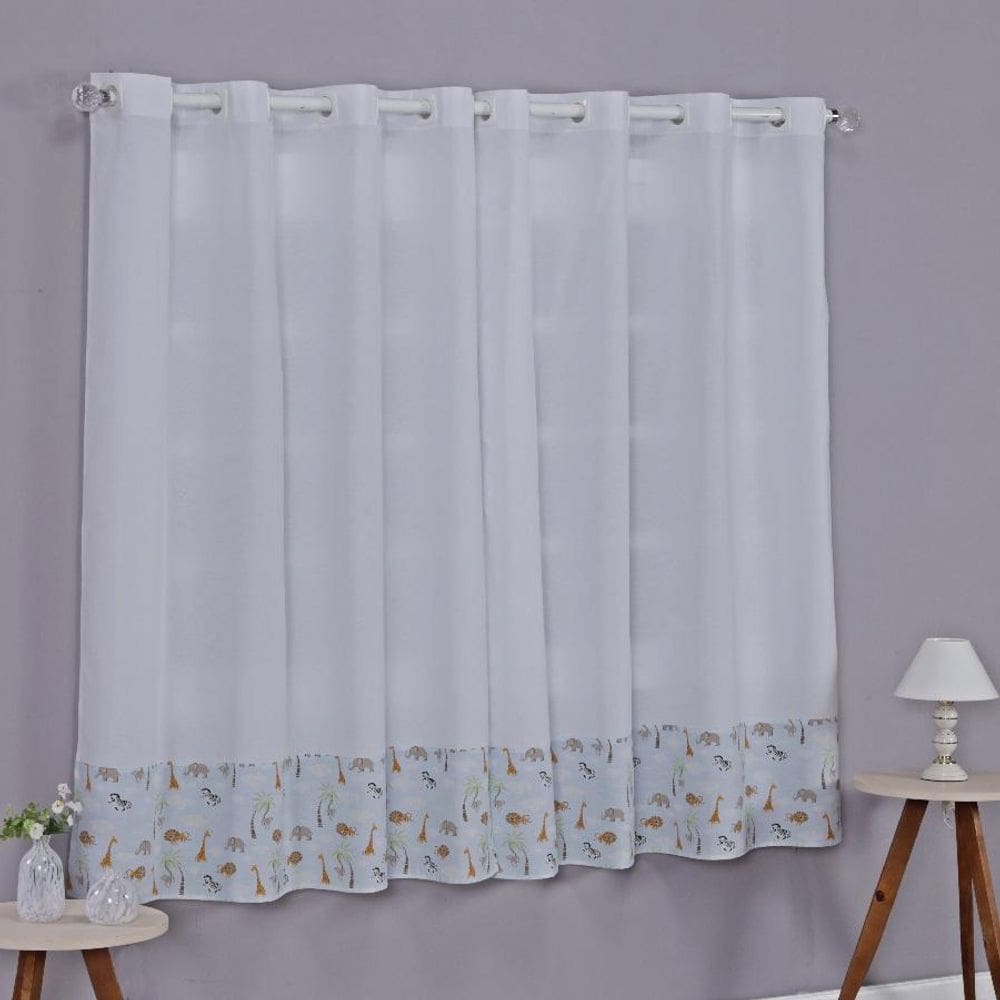 Cortina Baby 2 Metros Quarto Bebê Infantil Menino Menina