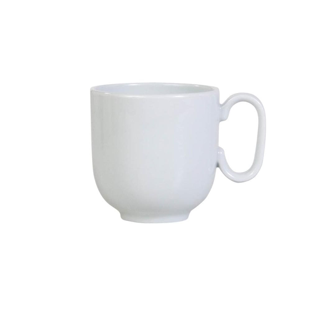 Caneca Forma 320 ml Branca Diâmetro 8,9 cm Germer Porcelanas