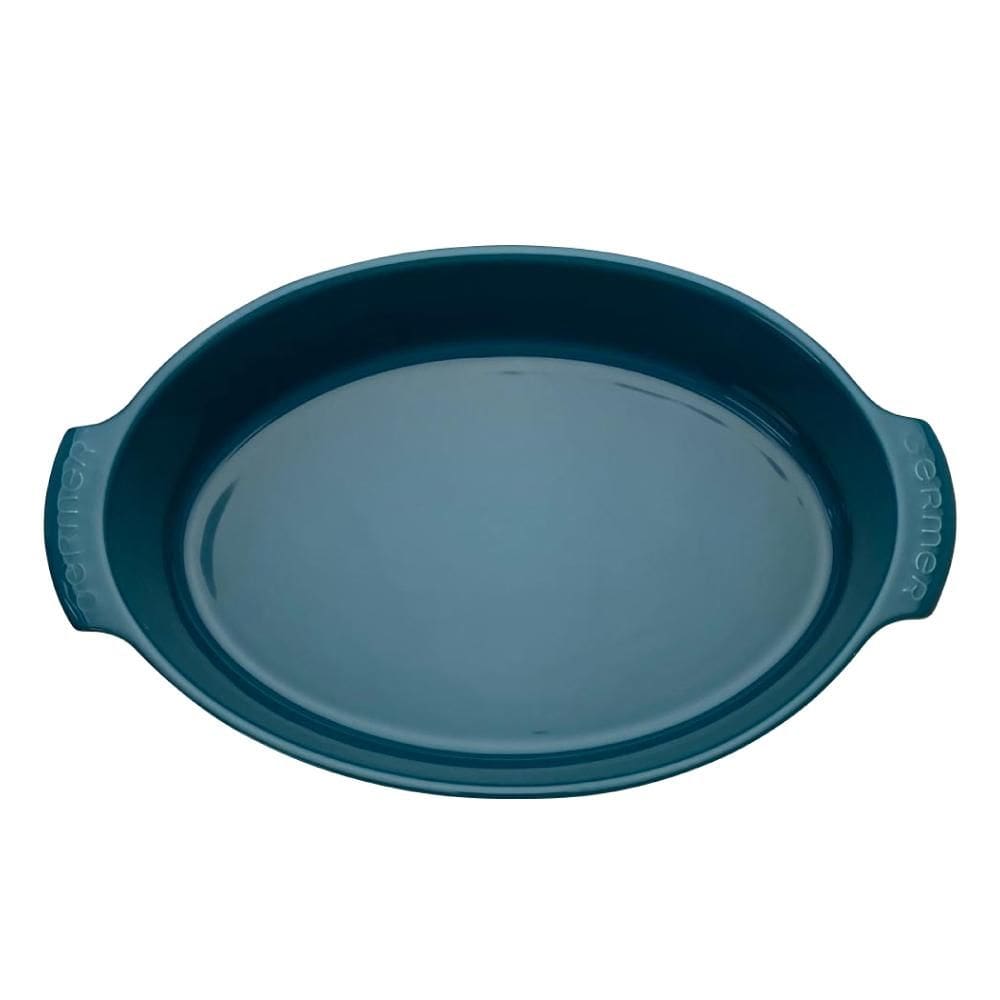 Forma Oval Travessa Refratária 39 cm Verdigris 2,9 L Germer