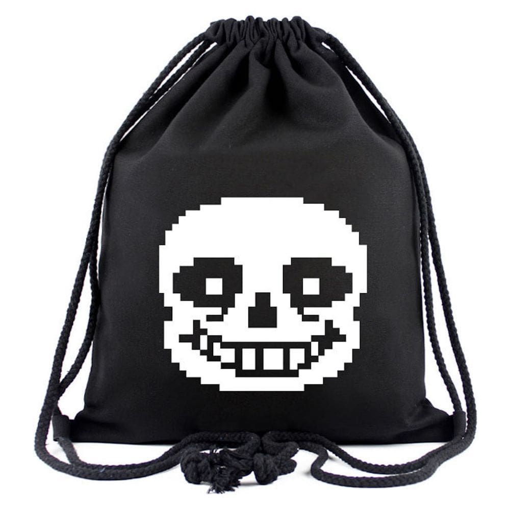 Mochila com cordão Undertales Sans Anime para academia esportiva