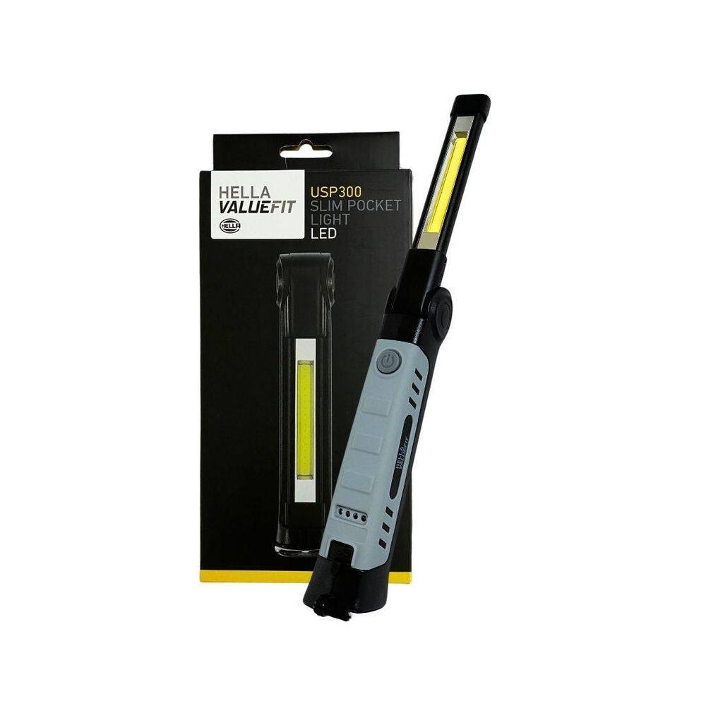 Lanterna Magnetica Gancho Led Recarregavel Dobravel Hella