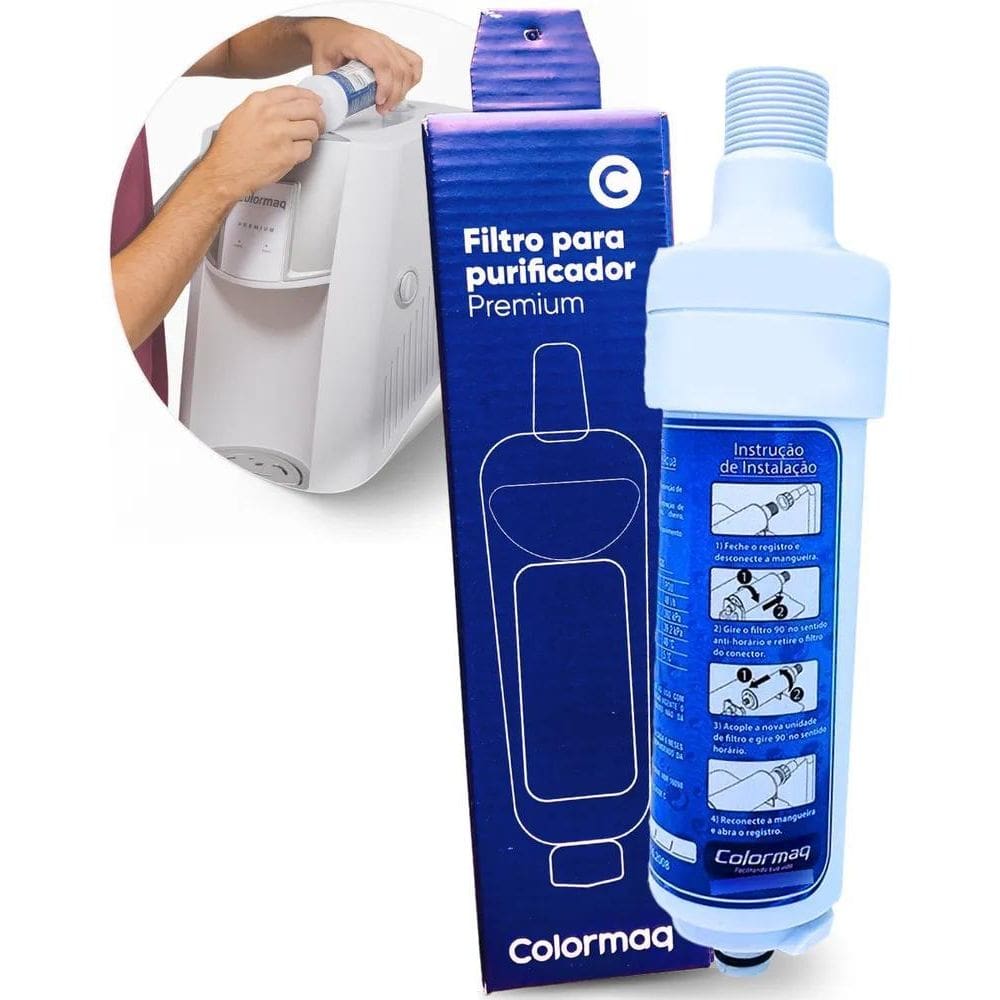 Refil Filtro Colormaq Premium Purificador De Agua
