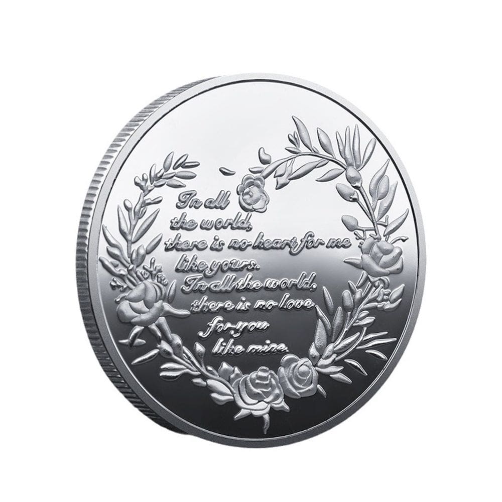 Moeda Anime Comemorativa de Feliz Dia dos Namorados 30g 4cm