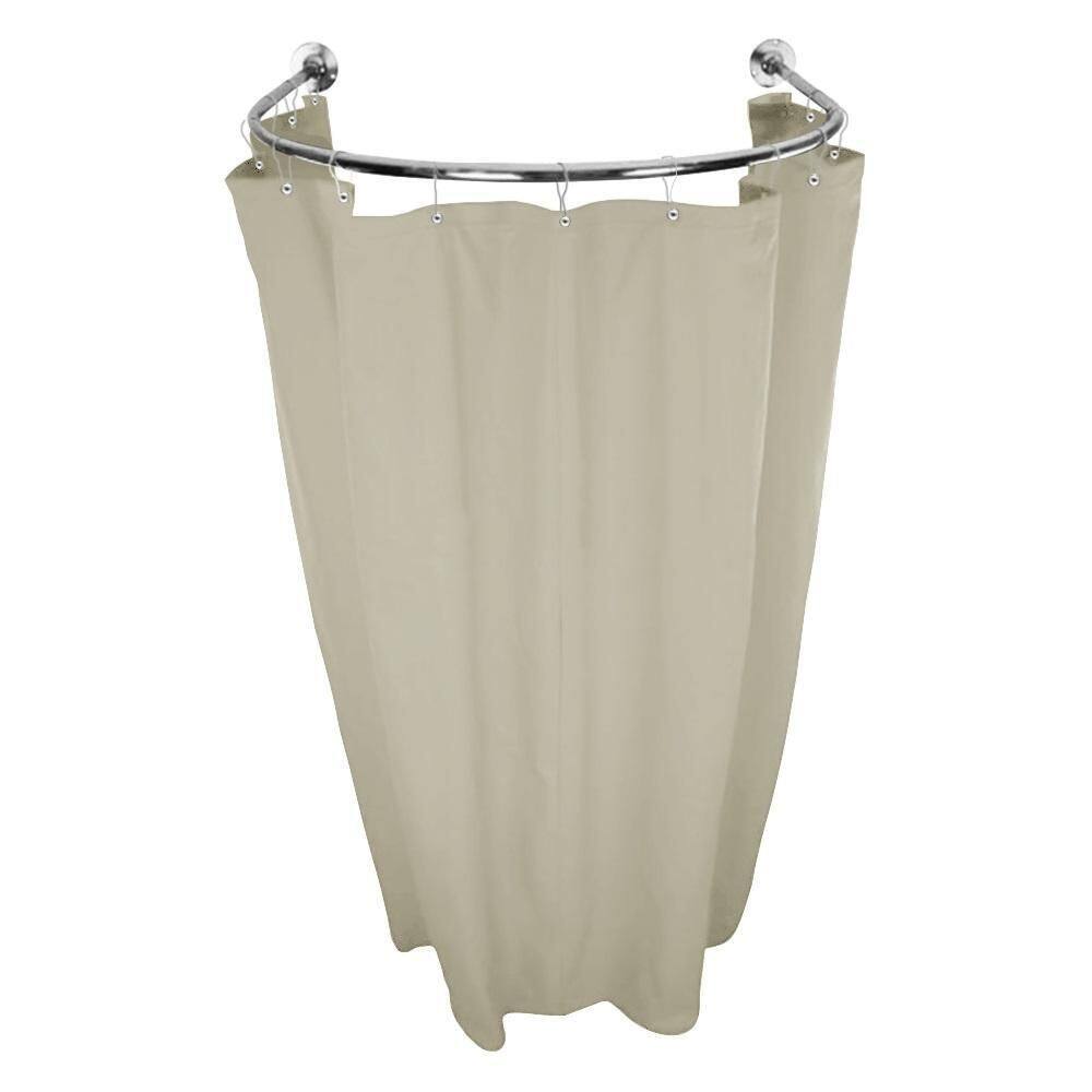 Cortina Provador Arco 70X70 E 90X90 Blackout Areia