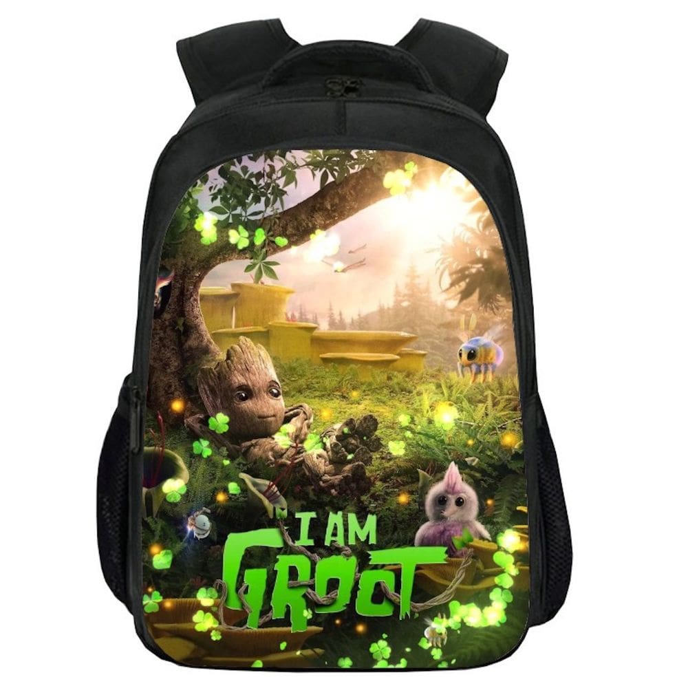 Mochila I am Groot Baby Tree Kids School Poliéster 350g