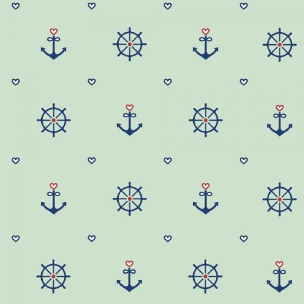 Papel De Parede Infantil Marinheiro Verde