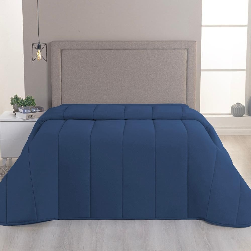 Edredom Cobertor Sonnet Solteiro Malha Lisa Dupla Face 100%