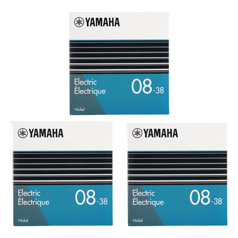 Kit 3 Encordoamentos para Guitarra Níquel Extra Light 08-38 GSE08 Yamaha