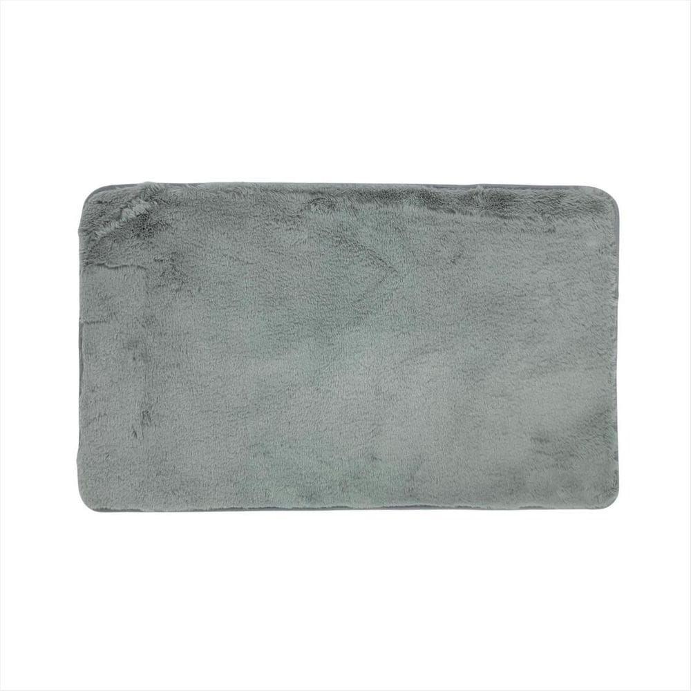 Tapete Peludinho Branco Antiderrapante Box Absorvente