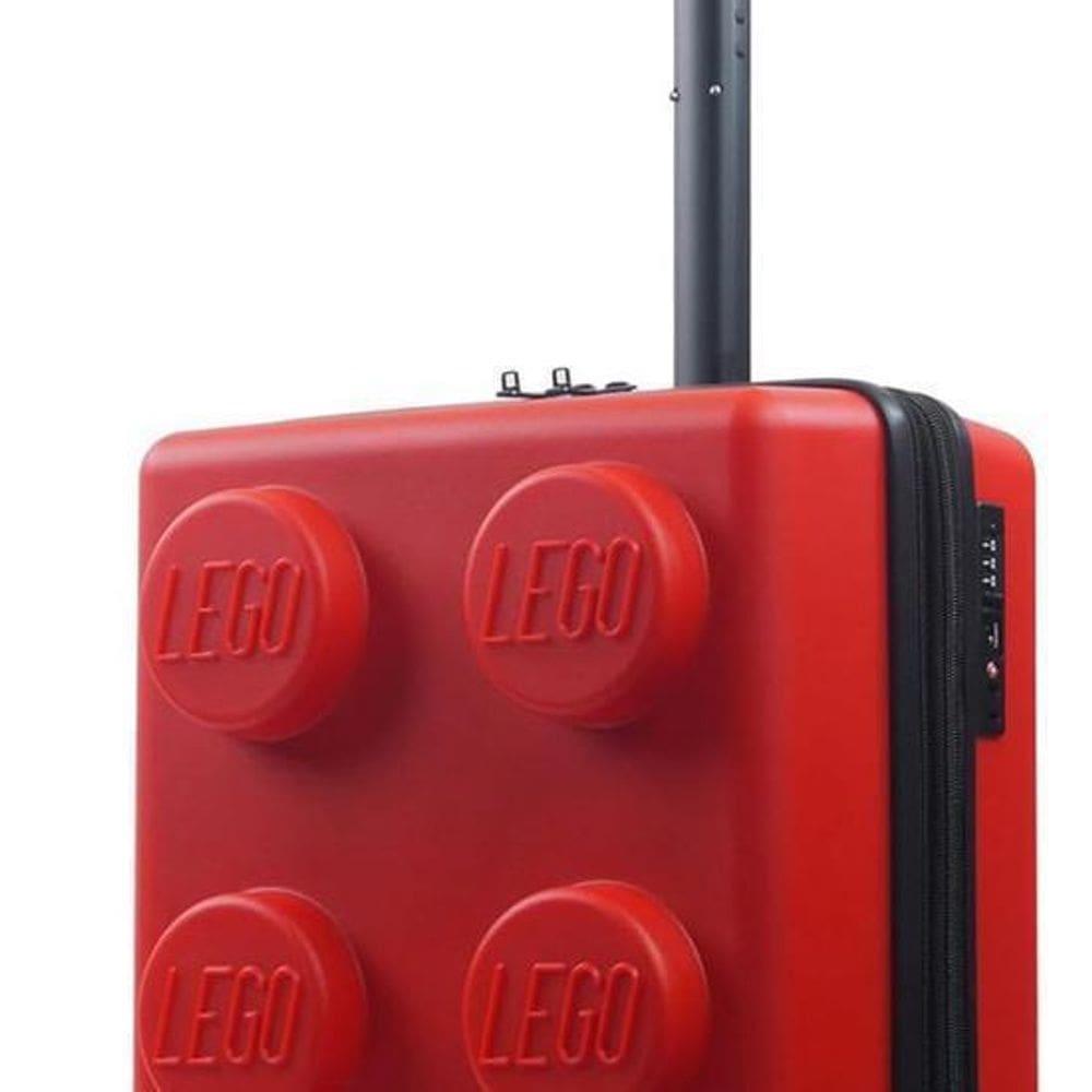 Mala De Viagem Expansível Com Rodas 56X35X23Cm Vermelho Lego