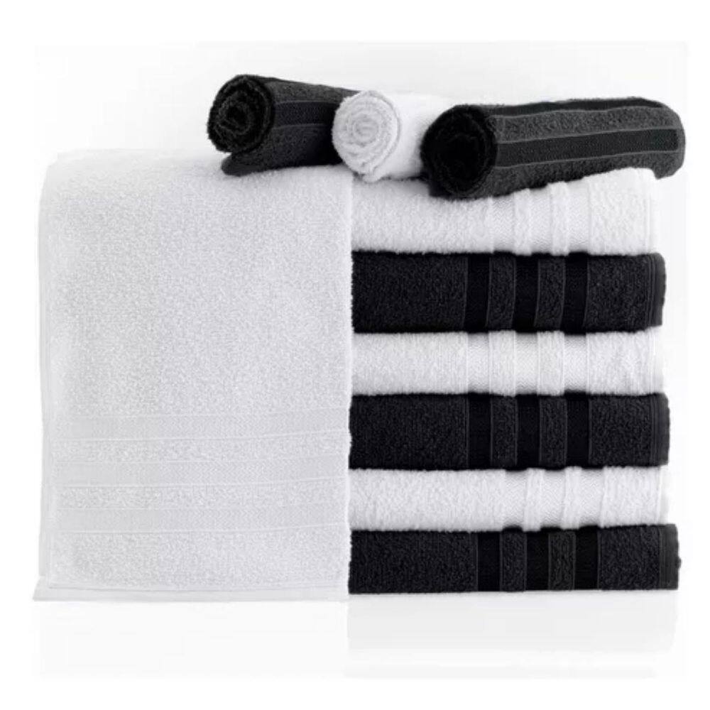 Elegante Toalha Rosto Branca Ideal Decorar Seu Banheiro