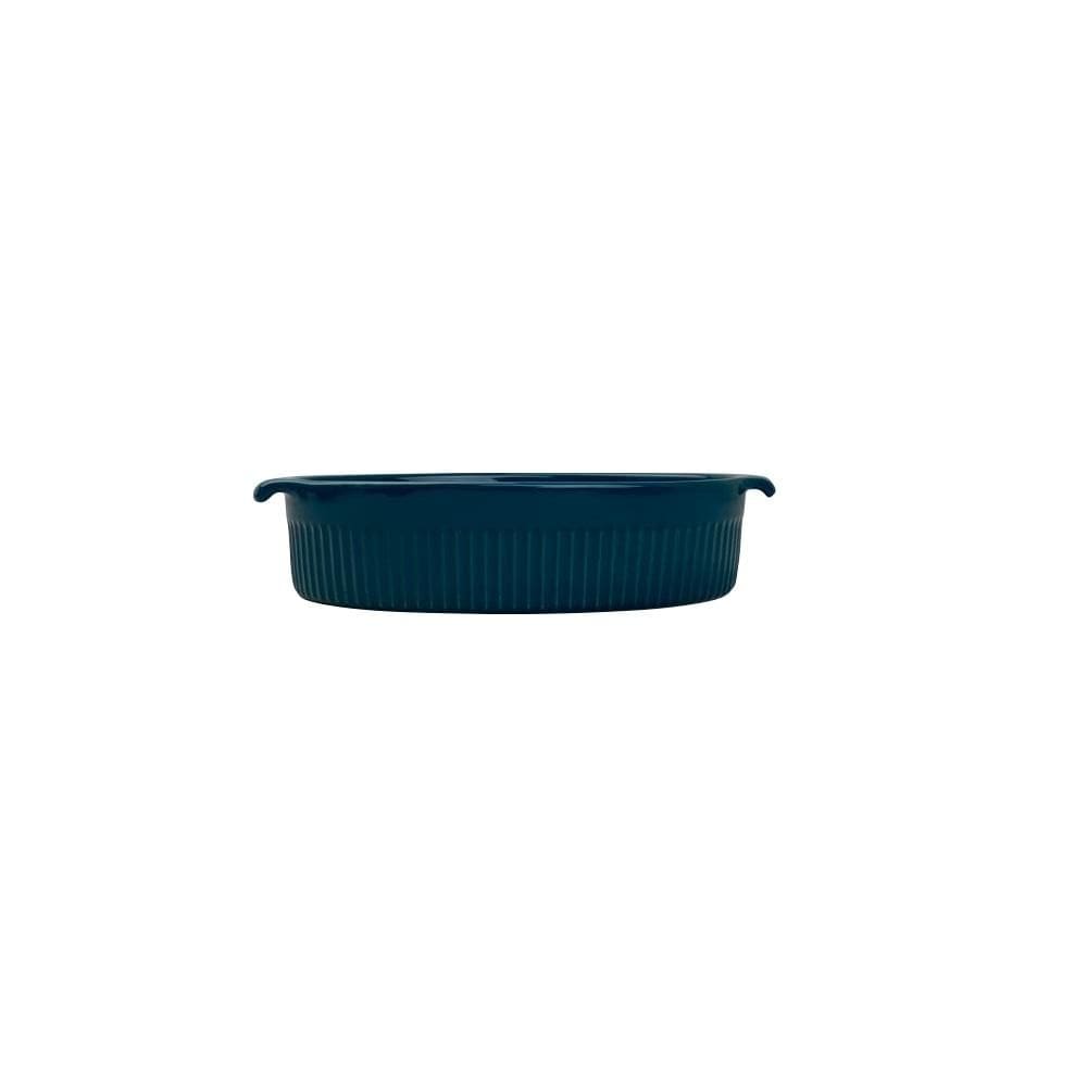 Forma Oval Travessa Refratária 25,5 cm Verdigris 1,1 L