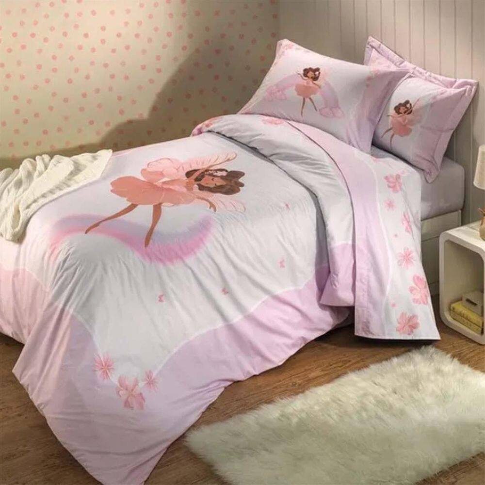 Kit Colcha Infantil Solteiro Graciela 100% Algodão Karsten