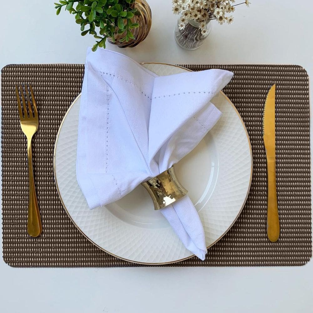 10 Jogo Americano Pvc Antiderrapante Resistente New Flex Cf