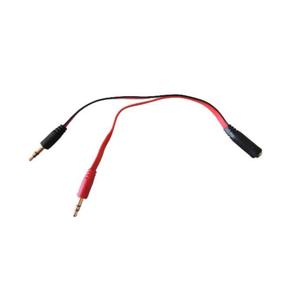 Cabo Divisor Fone E Microfone 1 J2 Fêma X 2 P2 M Xc-Adp-21