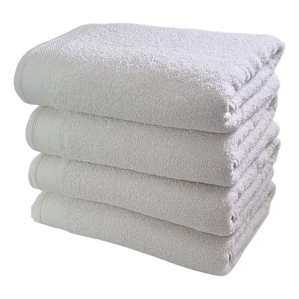 2X Pack 5 Toalhas Faciais Dooby Shop De Rosto Branca Algodão