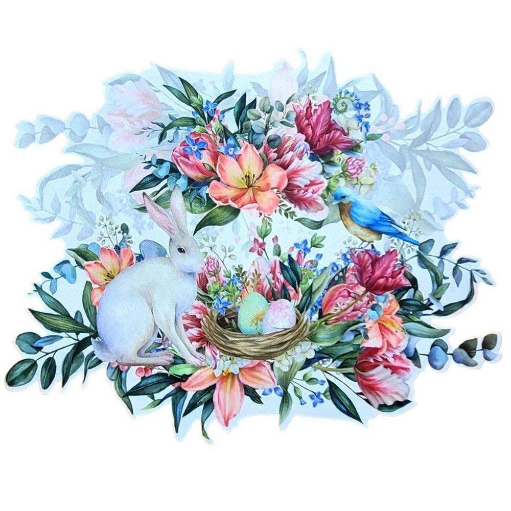 Kit 4 Jogos Americanos Coelho Da Páscoa E Pássaro