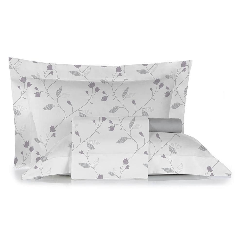 Jogo De Cama Casal 300 Fios 100% Algodão Nova América - 7903