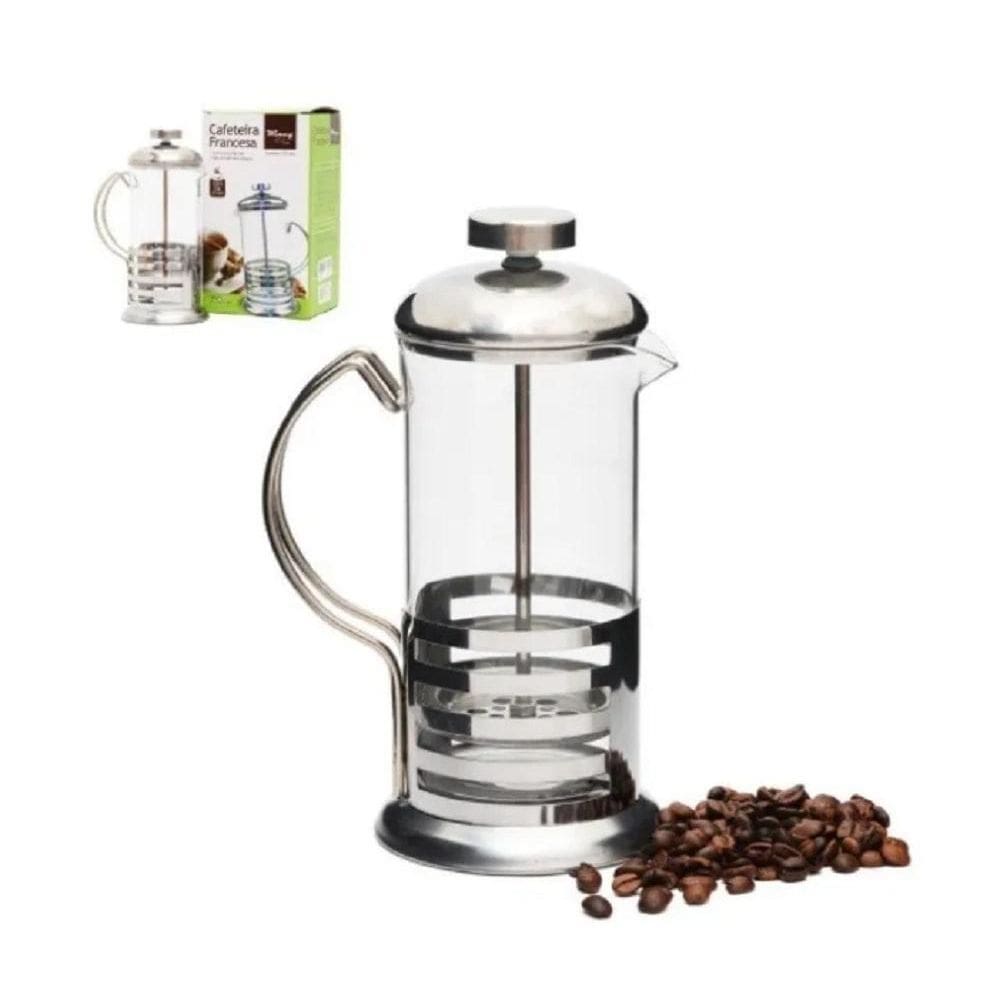 Cafeteira Prensa Francesa Cremeira 350Ml Café Chá Cafeteira