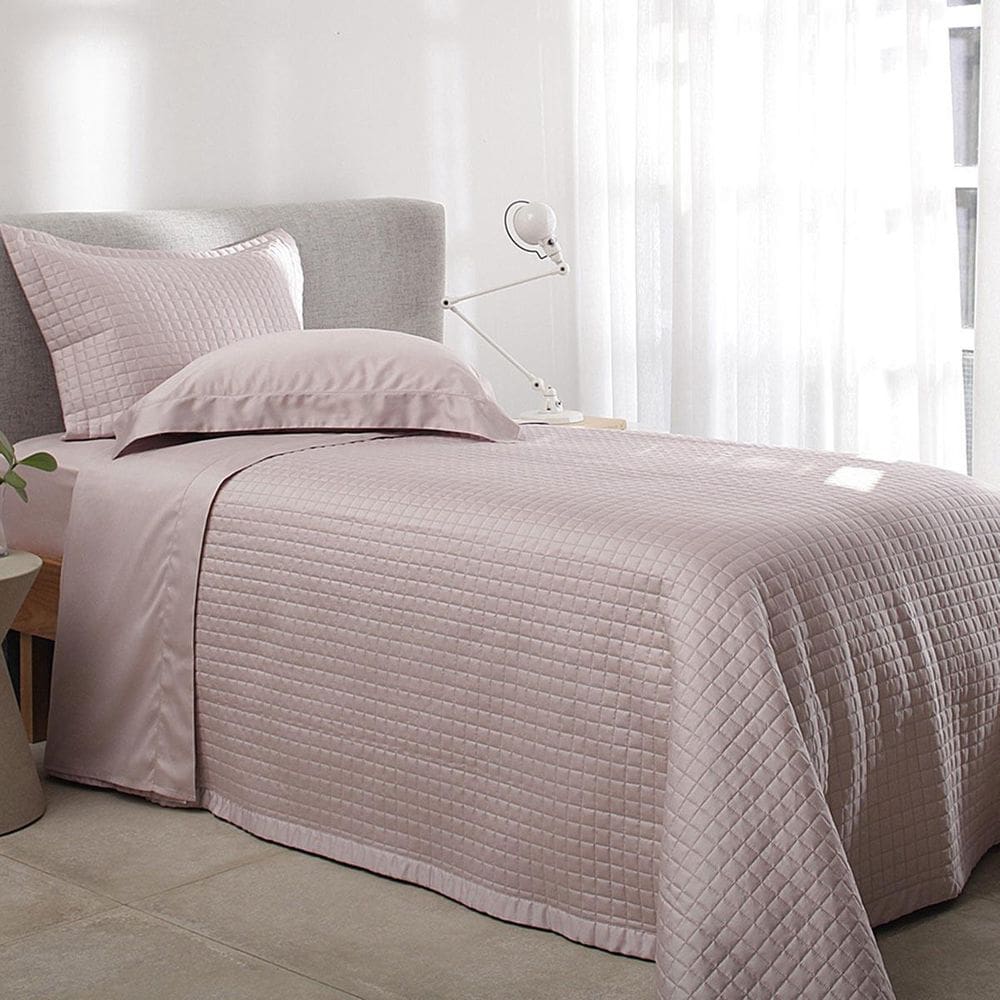 Kit Colcha Solteiro 270 Fios Bud Vision New Rosa Buddemeyer