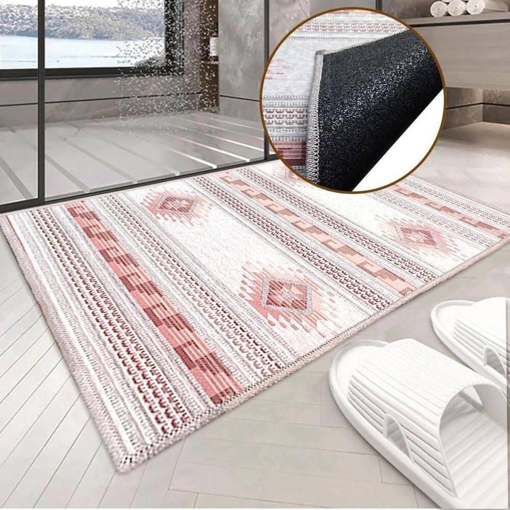 1 Tapete Banheiro Antiderrapante Js Fu Ast 50 X 80 M35