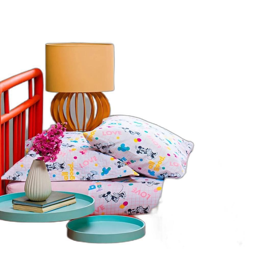 Jogo De Cama Solteiro 2 Peças 150 Fios Andreza Disney