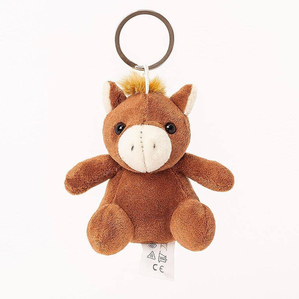 Chaveiro De Pelúcia Cavalo Fofo Animais Decorativo