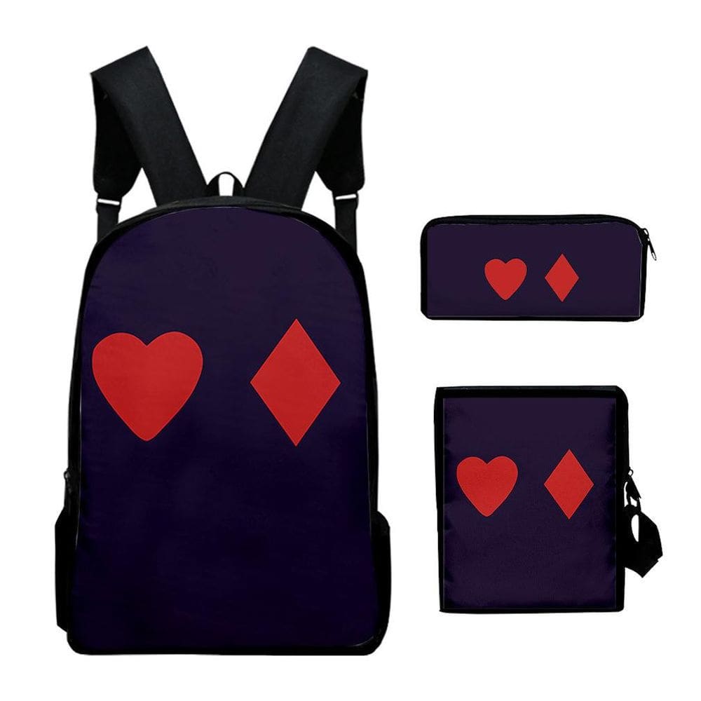 Conjunto de mochilas escolares, mochila Hunters, bolsa de lápis Messenger