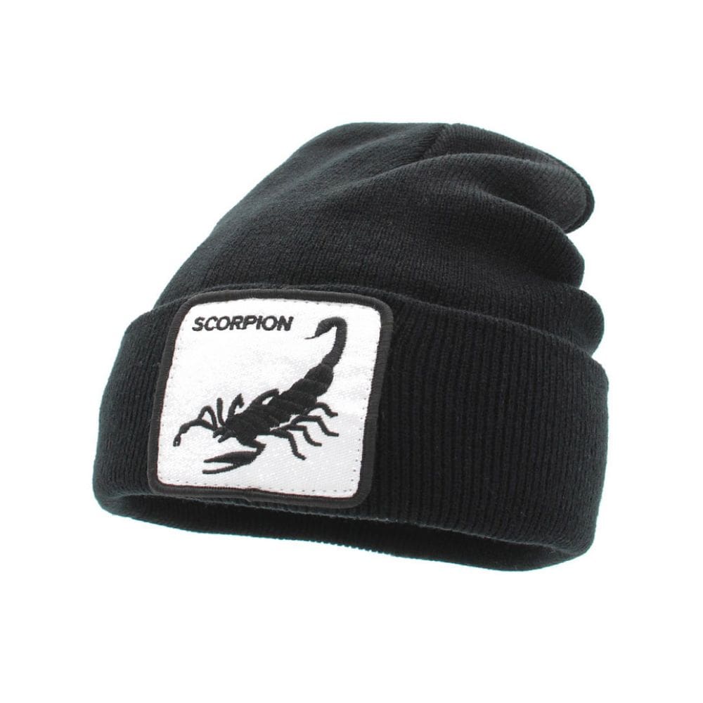 Chapéu de malha Scorpions Anime Winter Warm Unissex