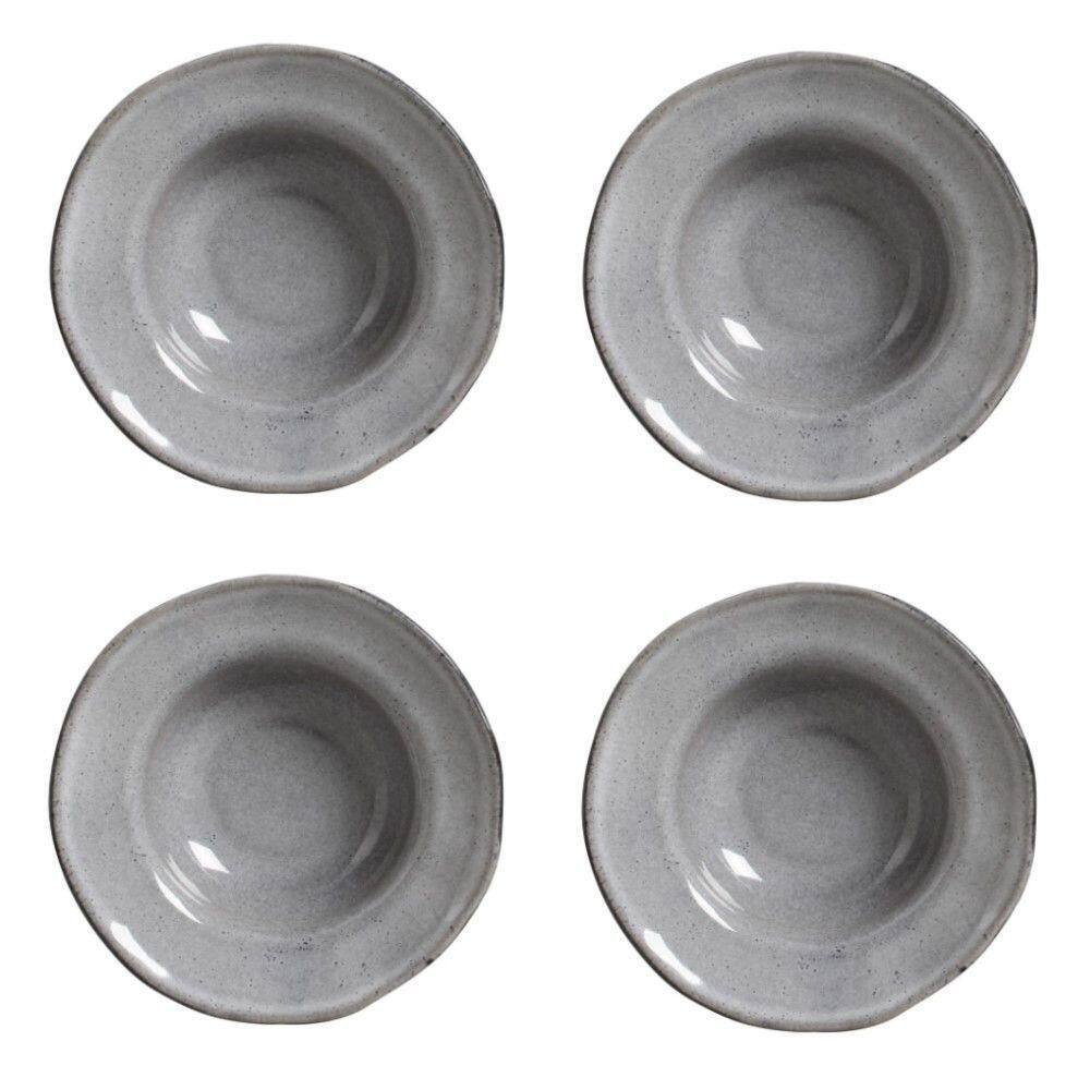 Conjunto De Pratos Para Entrada/sobremesa 04 Peças Orgânico Dust Porto Brasil