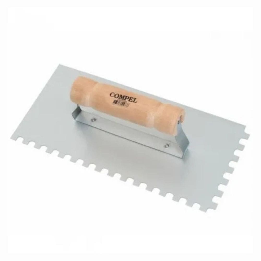 Desempenadeira De Aço Dentada 25cm Compel 0.2401