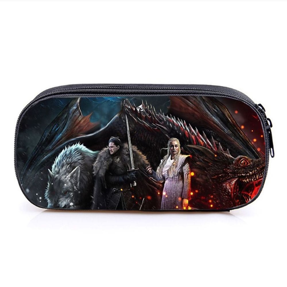 Estojo para lápis Games Of Thrones de dupla camada de poliéster