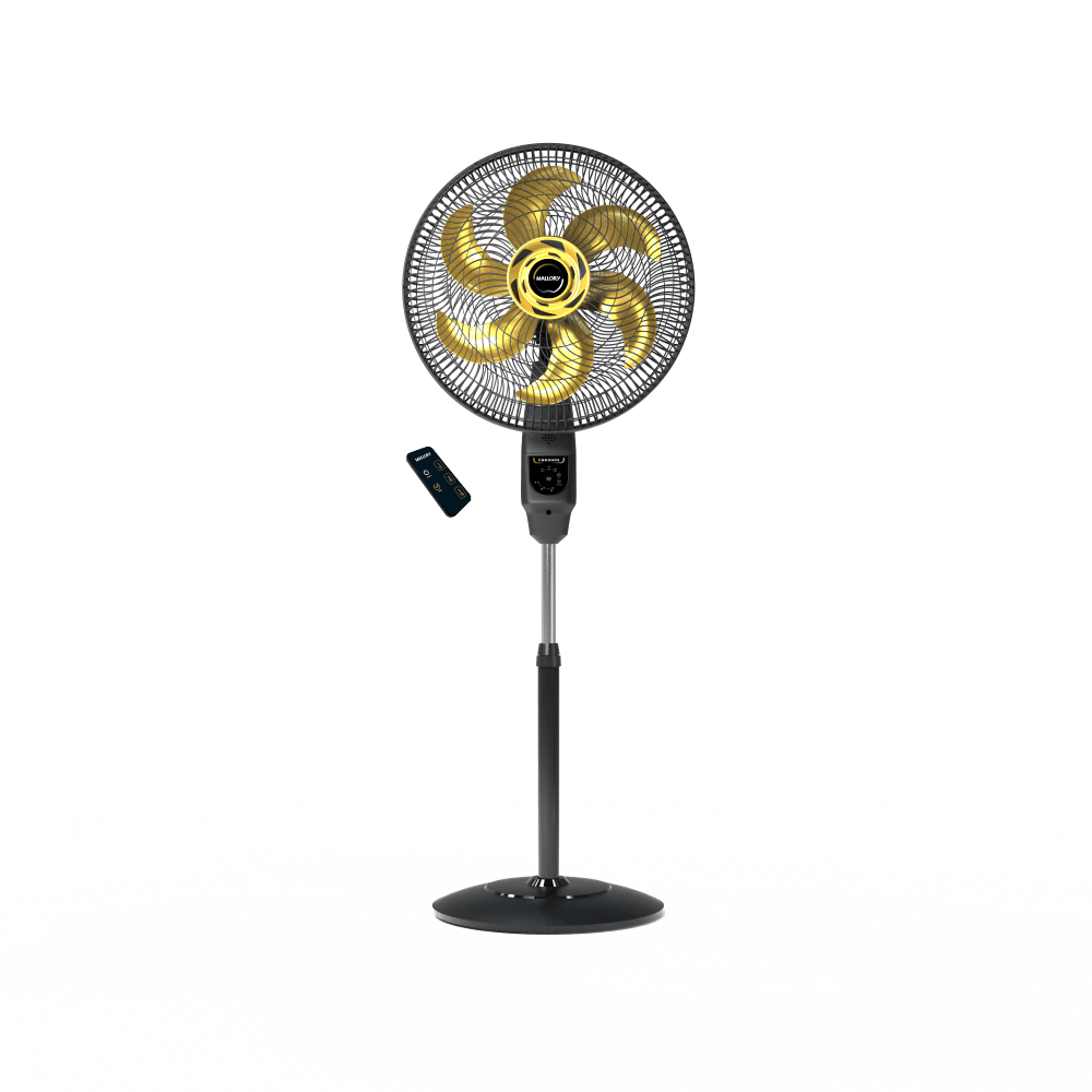 Ventilador de Coluna Mallory Chronos 126W, Silencioso, Controle Remoto, Hélice de 6 pás, Auto Desligamento Programável de até 7 Horas- PR -- DR