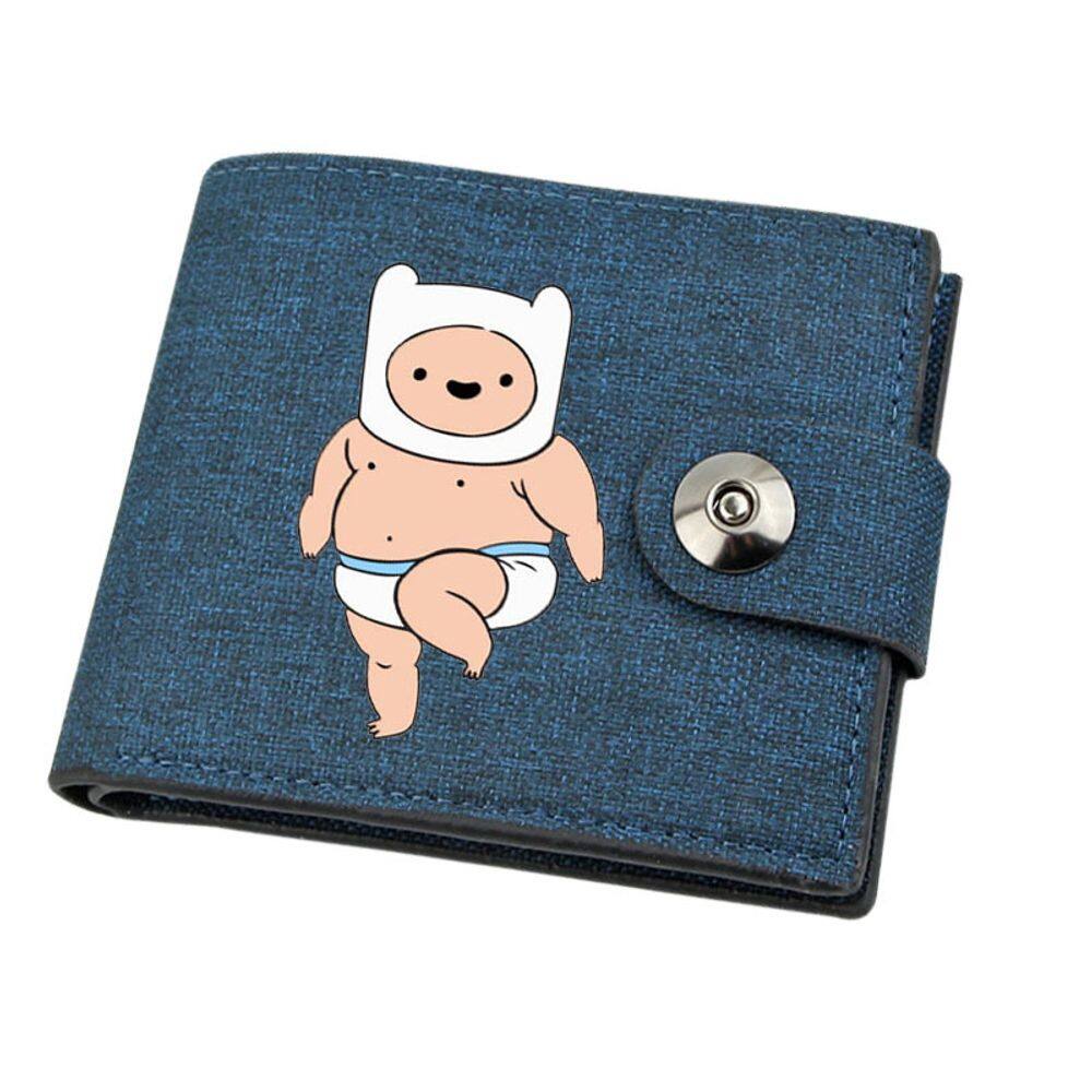 Wallet Adventure Time com personagens de anime Finns e Jakes