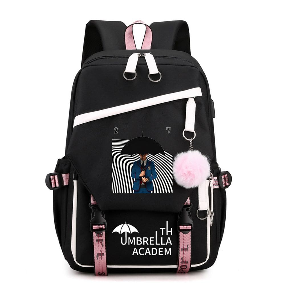 Mochila Umbrella Academy Anime School Nylon 680g