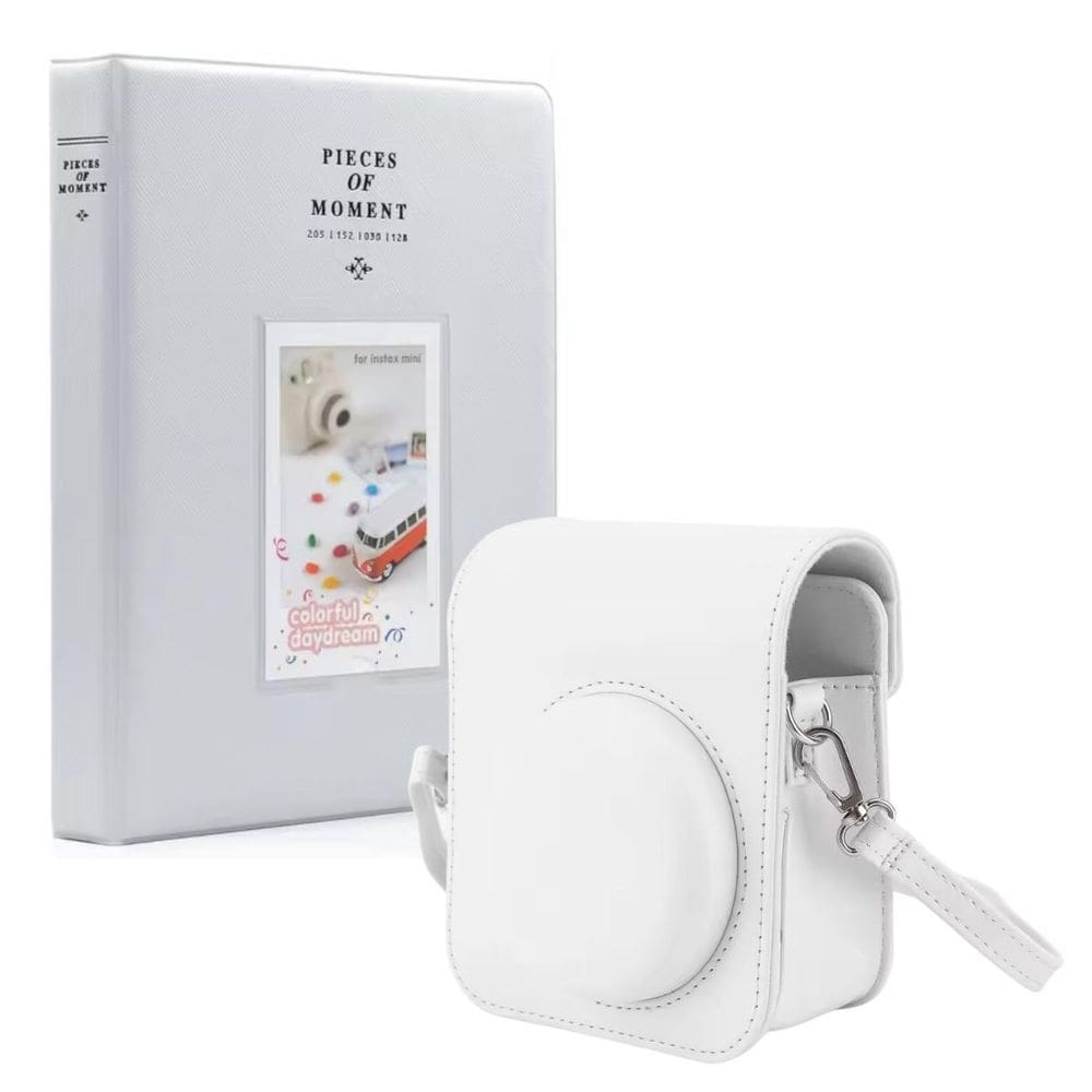 Capinha Protetora Com Alça Para Câmera Instax Mini 12+ Álbum