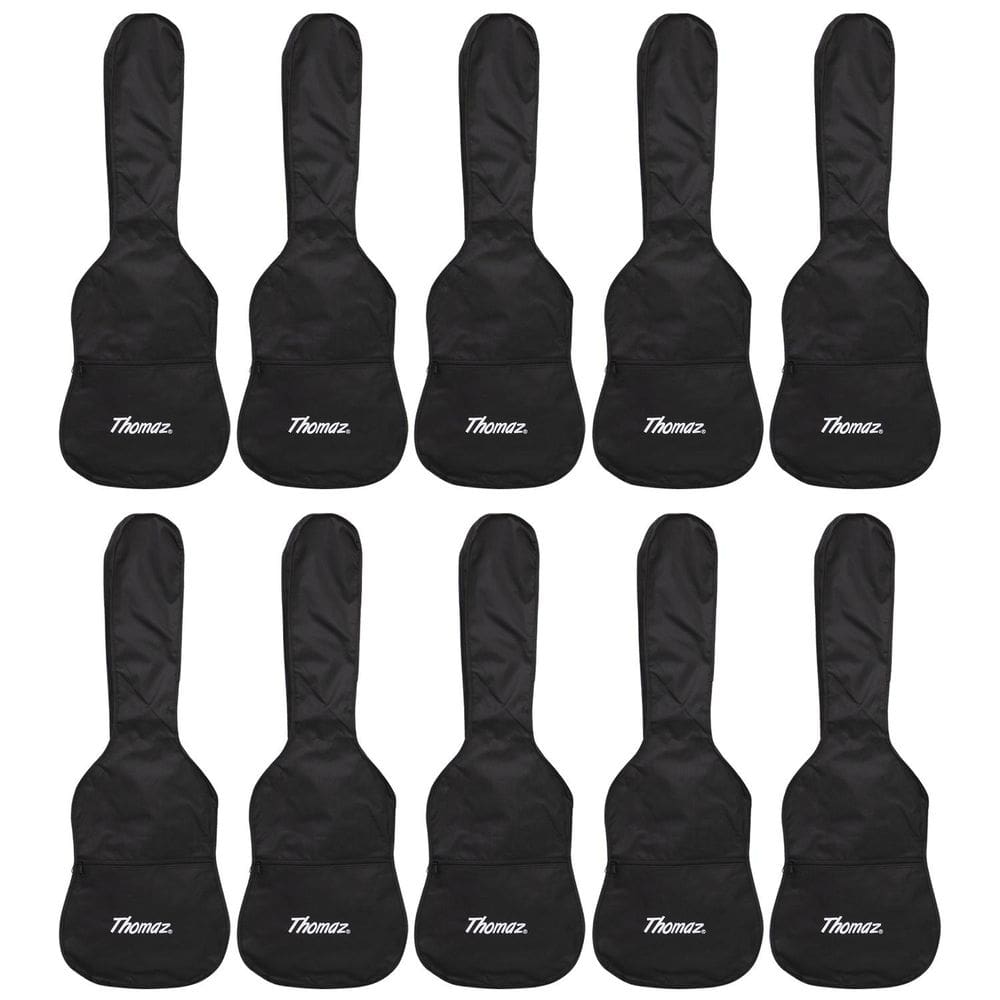 Kit 100 Capas para Guitarra Elétrica Preta Thomaz