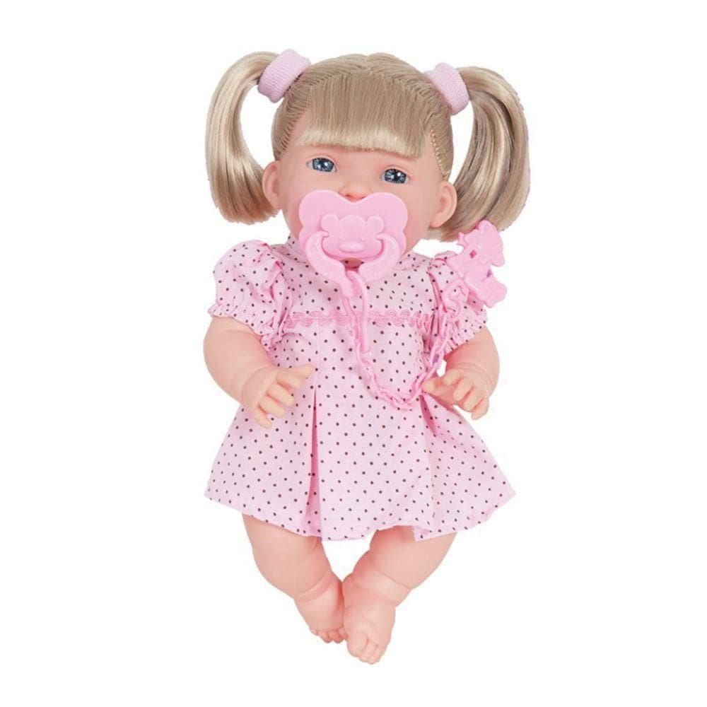 Boneca Luisa Com Chupeta - Cotiplas 2078