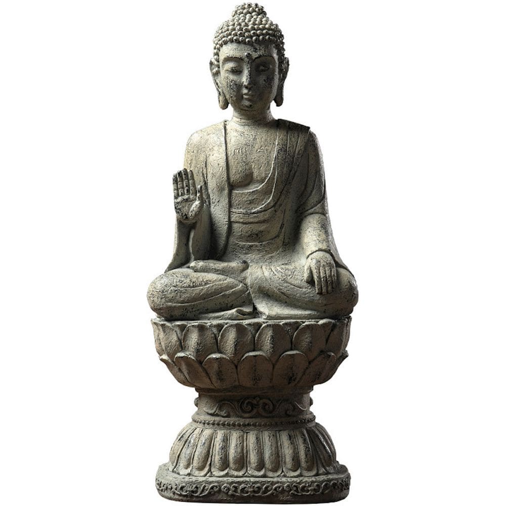 Estatueta, escultura, estátua, resina do Buda Tathagata 39,5 cm